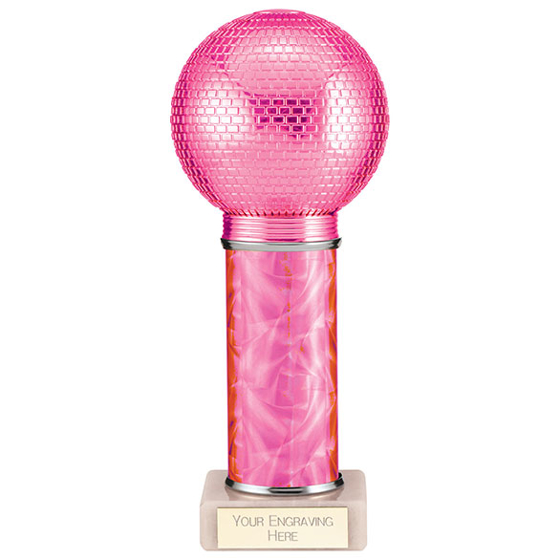 Disco Inferno Tube Trophy Pink 215mm