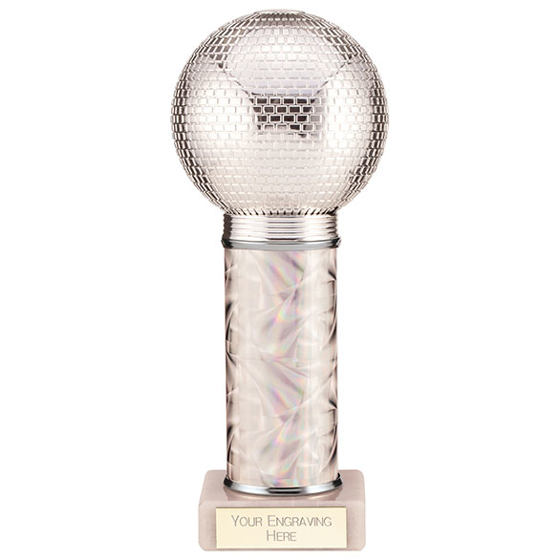 Disco Inferno Tube Trophy Silver 215mm