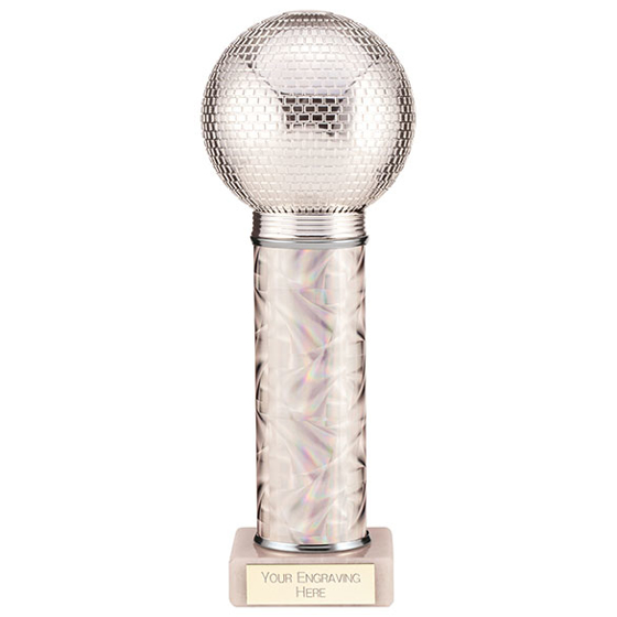 Disco Inferno Tube Trophy Silver 240mm