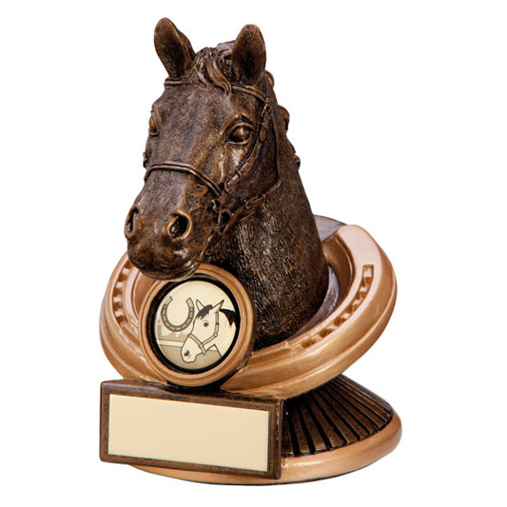 Endurance Equestrian Horse Head Award 125mm