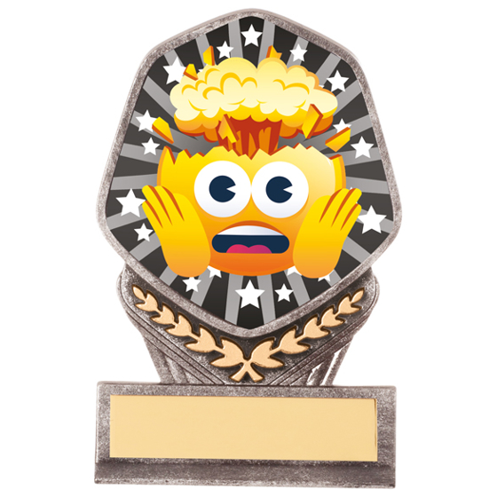 Falcon Emoji Head Blown Award 105mm