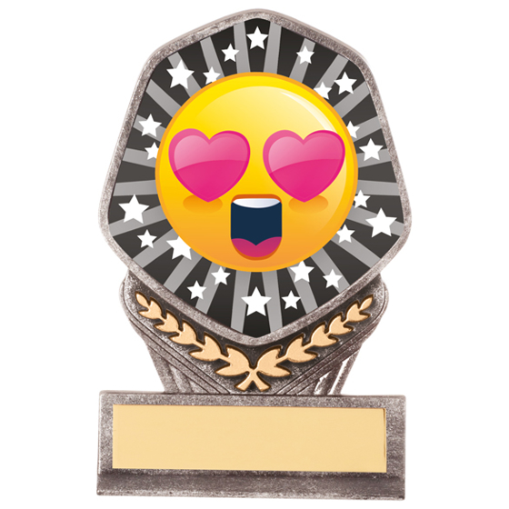 Falcon Emoji Love Heart eyes Award 105mm