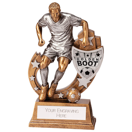 Galaxy Football Gold Boot Award 165mm