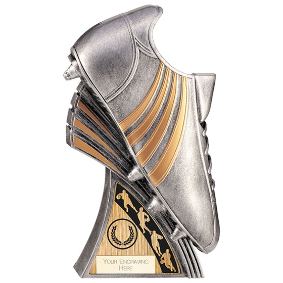 Power Boot Heavyweight Rugby Award Antique Silver 250mm