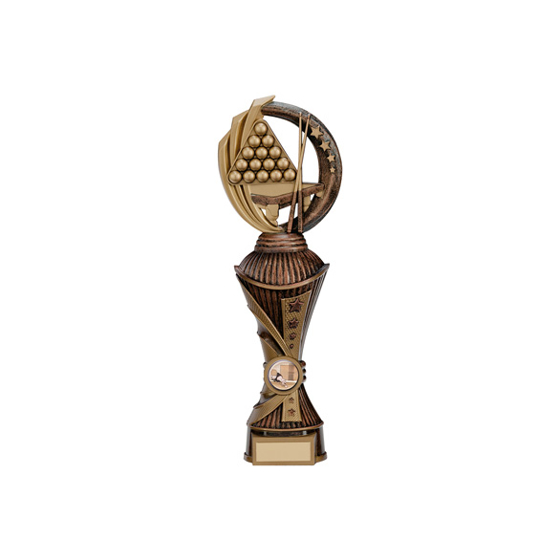 Renegade Snooker Heavyweight Award Antique Bronze & Gold 300mm