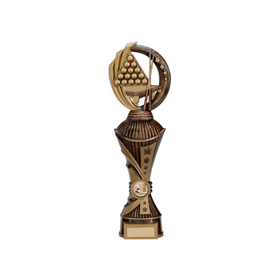 Renegade Snooker Heavyweight Award Antique Bronze & Gold 320mm
