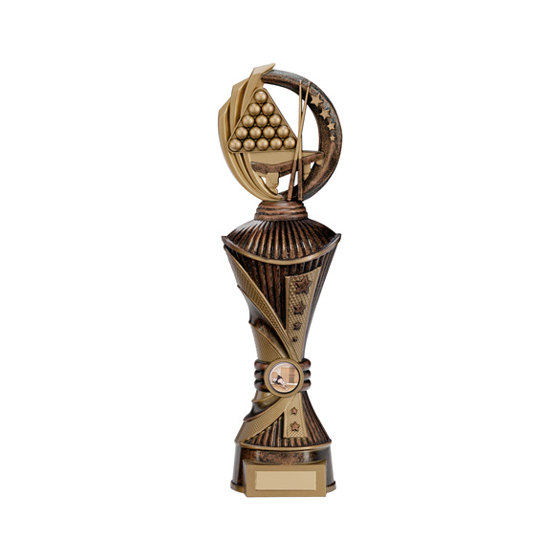 Renegade Snooker Heavyweight Award Antique Bronze & Gold 350mm