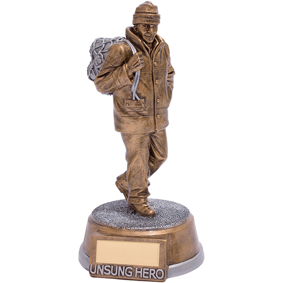 Unsung Hero Football Award 195mm