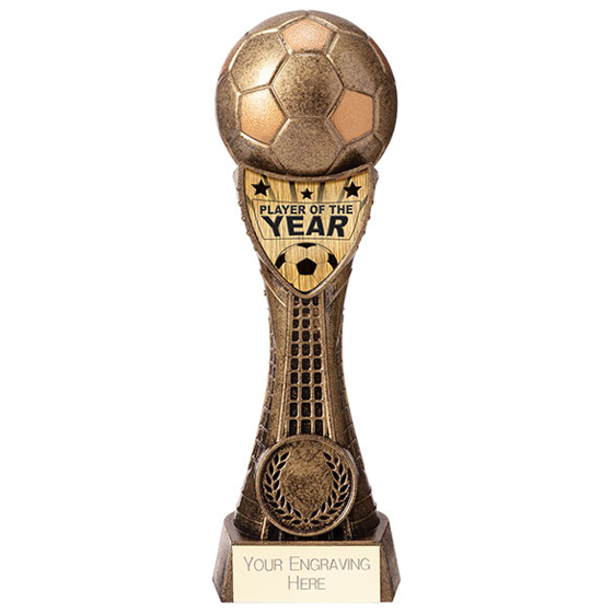 Valiant Football Player of Year Award 165mm
