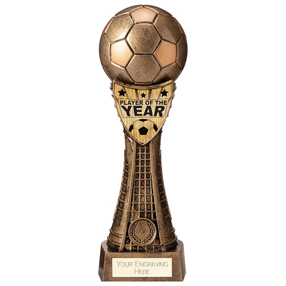 Valiant Football Player of Year Award 275mm