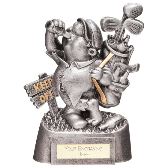 Picture of Goof Balls Golf Sozzled Award Silver 165mm