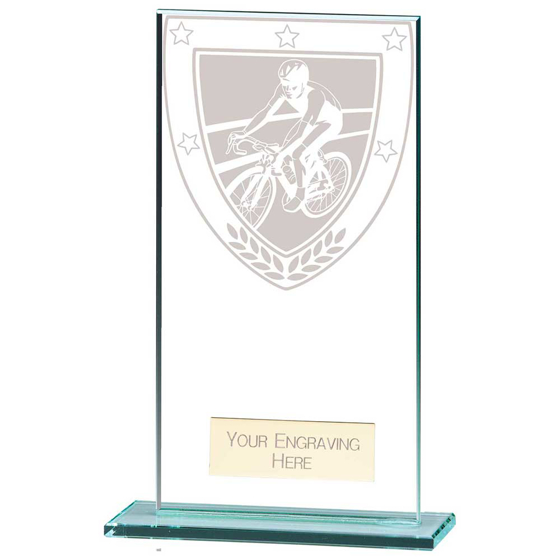 Picture of Millennium Cycling Jade Glass Award 160mm