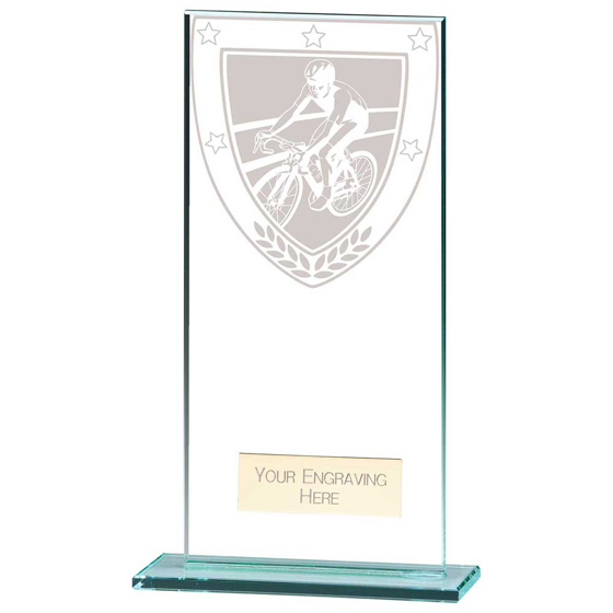 Picture of Millennium Cycling Jade Glass Award 180mm