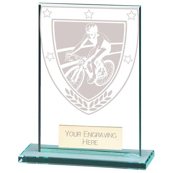 Picture of Millennium Cycling Jade Glass Award 80mm