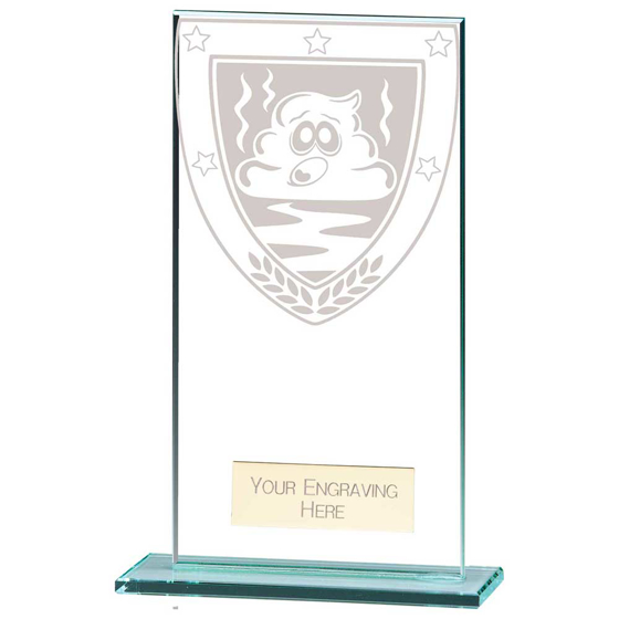 Picture of Millennium Poo Jade Glass Award 160mm