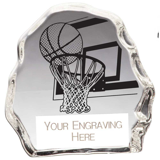Picture of Mystique Basketball Glass Award 75mm