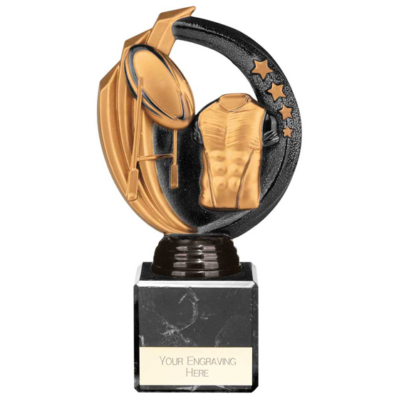Picture of Renegade Legend Rugby Award Black 175mm