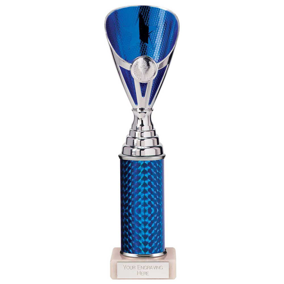 Picture of Rising Stars Plastic Trophy Blue 280mm