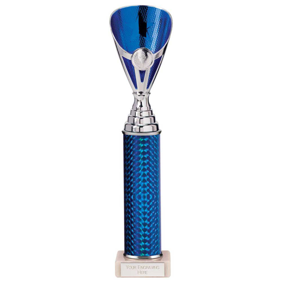 Picture of Rising Stars Plastic Trophy Blue 330mm