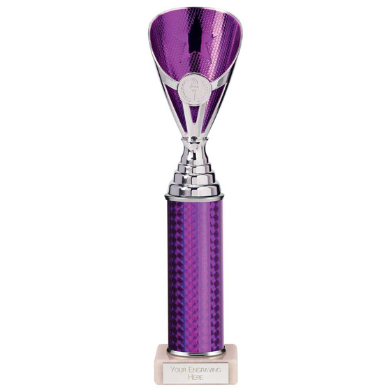 Picture of Rising Stars Plastic Trophy Purple 305mm