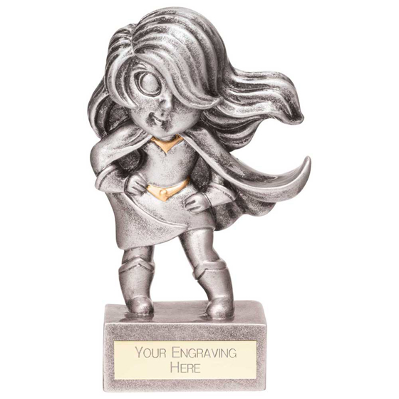 Picture of Superhero Female Award Antique silver 100mm