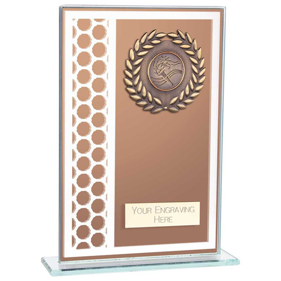 Picture of Titanium Glass Award Bronze 180mm