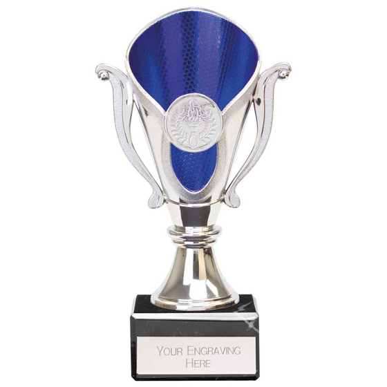 Picture of Wizard Legend Trophy Silver & Blue 175mm