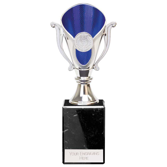 Picture of Wizard Legend Trophy Silver & Blue 220mm