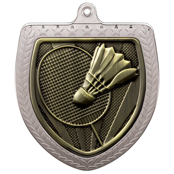Picture of Cobra Badminton Shield Medal Silver 75mm