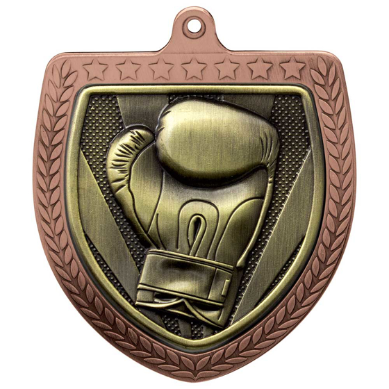 Picture of Cobra Boxing Shield Medal Bronze 75mm