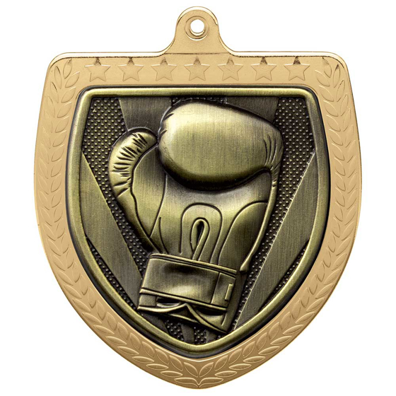 Picture of Cobra Boxing Shield Medal Gold 75mm