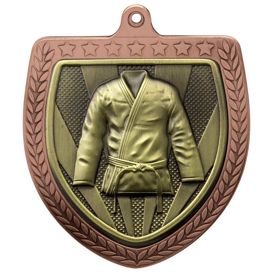 Picture of Cobra Martial Arts Gee Shield Medal Bronze 75mm