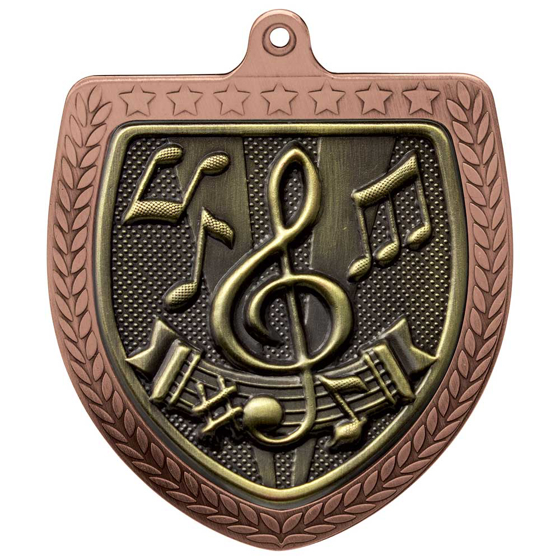 Picture of Cobra Music Shield Medal Bronze 75mm