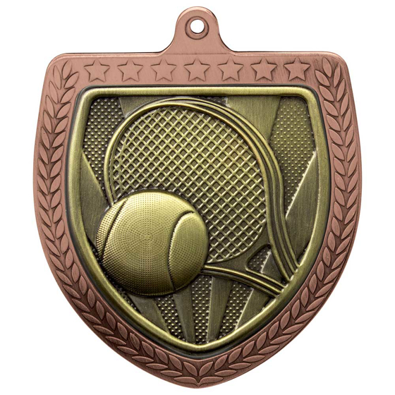 Picture of Cobra Tennis Shield Medal Bronze 75mm