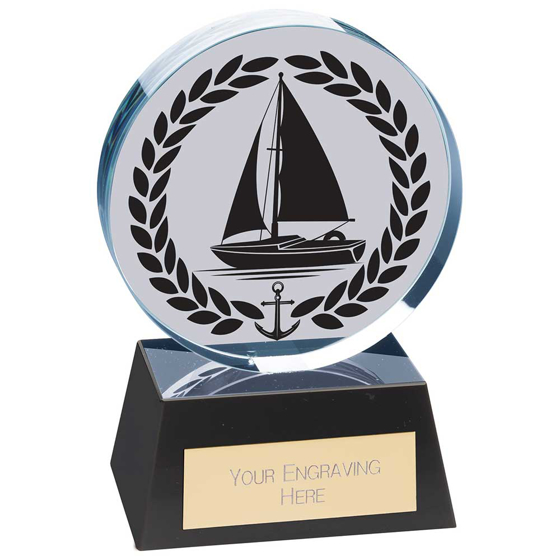 Picture of Emperor Sailing Crystal Award 125mm