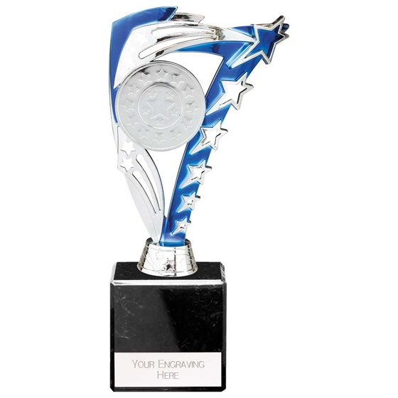 Picture of Frenzy Multisport Trophy Silver & Blue 215mm