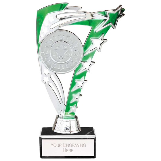 Picture of Frenzy Multisport Trophy Silver & Green 185mm