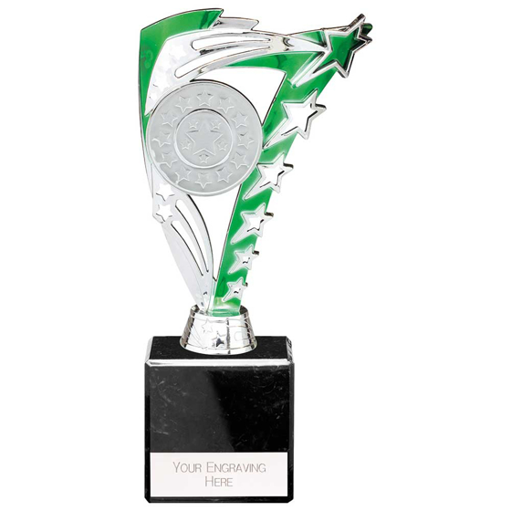 Picture of Frenzy Multisport Trophy Silver & Green 215mm