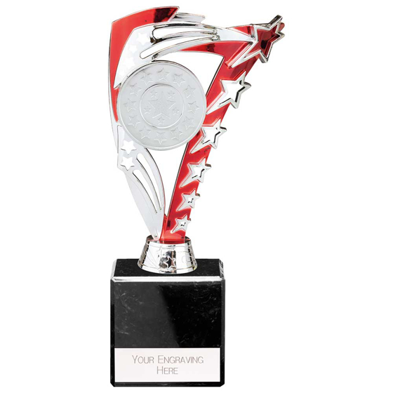 Picture of Frenzy Multisport Trophy Silver & Red 215mm