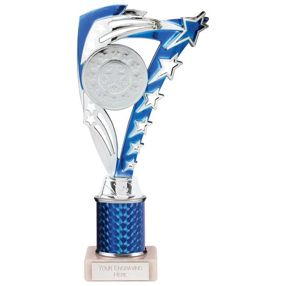 Picture of Frenzy Multisport Tube Trophy Silver & Blue 240mm