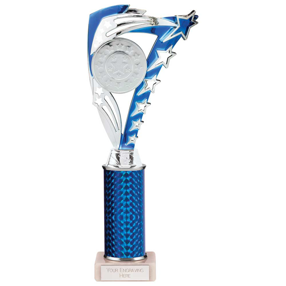 Picture of Frenzy Multisport Tube Trophy Silver & Blue 290mm