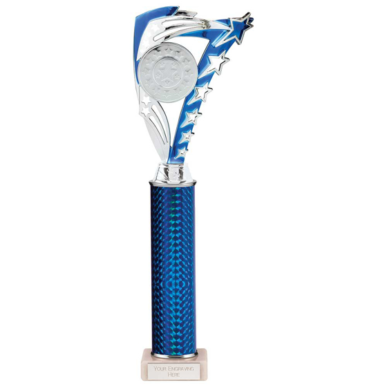 Picture of Frenzy Multisport Tube Trophy Silver & Blue 365mm