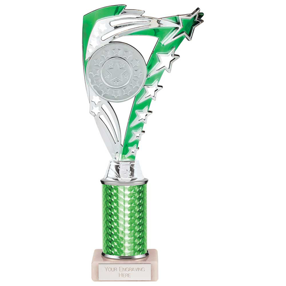 Picture of Frenzy Multisport Tube Trophy Silver & Green 265mm