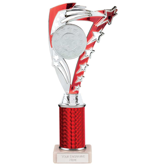 Picture of Frenzy Multisport Tube Trophy Silver & Red 265mm