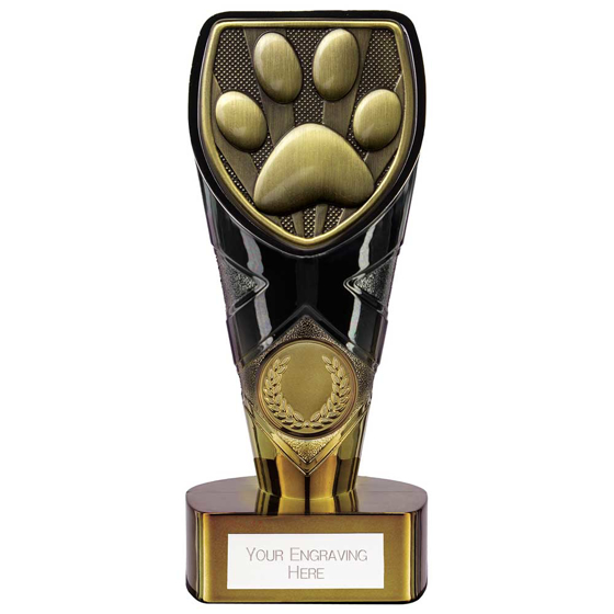 Picture of Fusion Cobra Dog Obedience Award Black & Gold 150mm