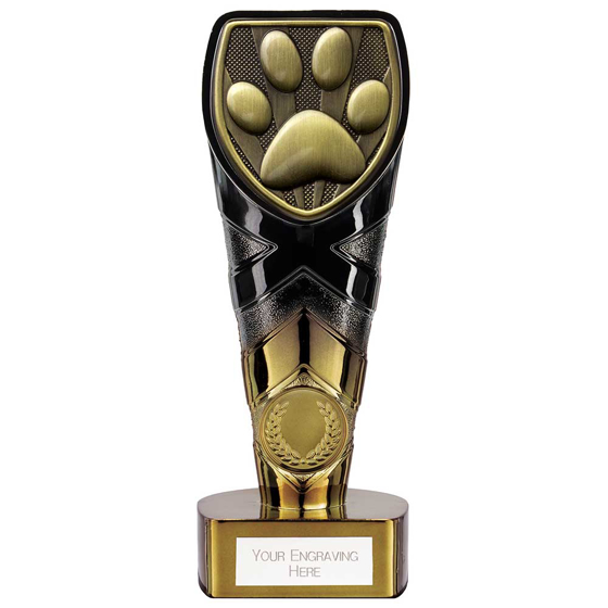 Picture of Fusion Cobra Dog Obedience Award Black & Gold 175mm