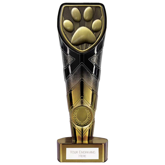 Picture of Fusion Cobra Dog Obedience Award Black & Gold 200mm