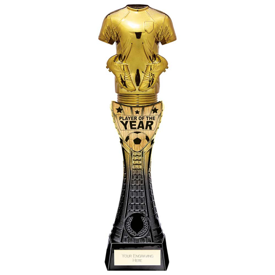 Picture of Fusion Viper Shirt Player of the Year Black & Gold 295mm