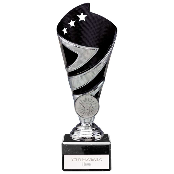 Picture of Hurricane Multisport Plastic Cup Silver & Black 185mm