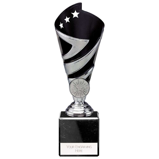 Picture of Hurricane Multisport Plastic Cup Silver & Black 195mm